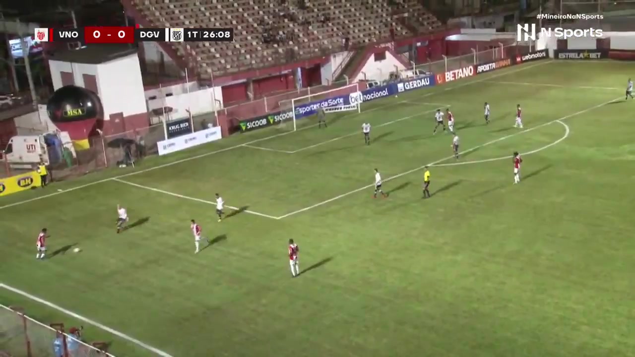 BRA MG Villa Nova-MG Vs Democrata  Goal in 27 min, Score 1:0
