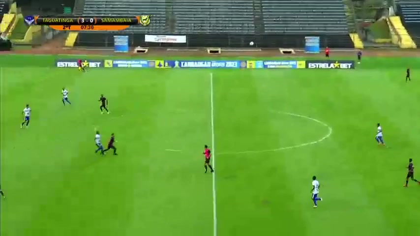 BRA DF CA Taguatinga DF Vs Samambaia DF  Goal in 54 min, Score 4:0