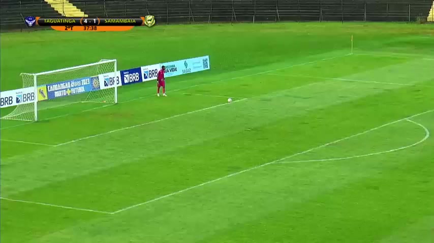 BRA DF CA Taguatinga DF Vs Samambaia DF  Goal in 84 min, Score 5:1