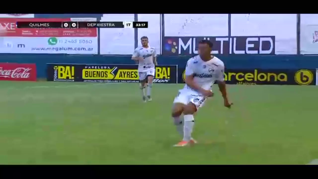 ARG D2 Quilmes Vs Deportivo Riestra 34 phút Vào, ghi bàn 1:0