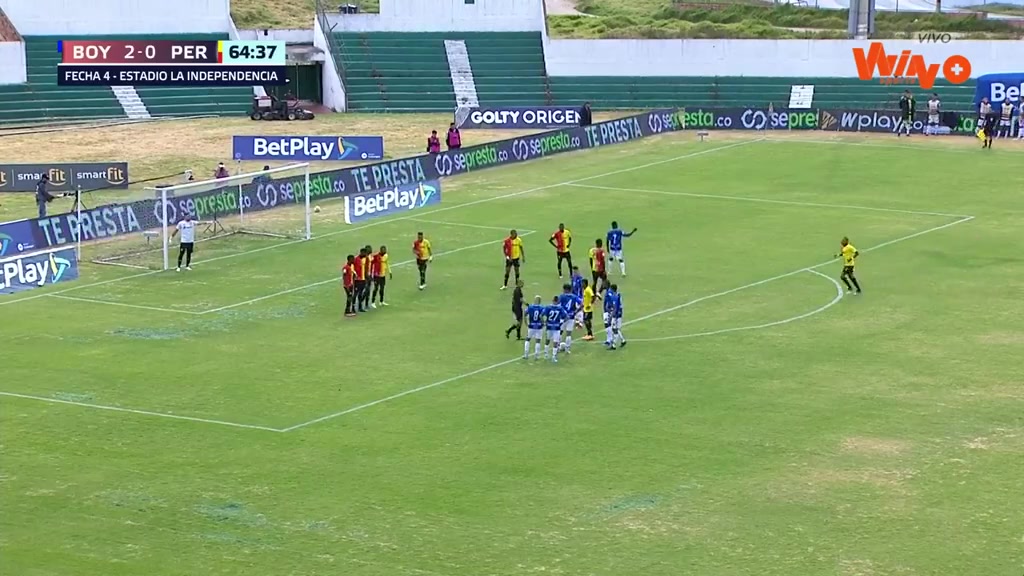 250 Boyaca Chico Vs Deportivo Pereira 65 skor gol , skor 3:0