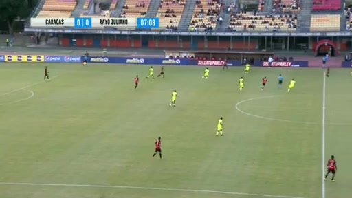 VEN D1 Caracas FC Vs Deportivo Rayo Zuliano 7 phút Vào, ghi bàn 1:0