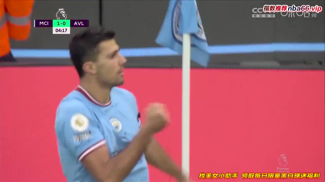 EPL Manchester City Vs Aston Villa 4 phút Vào, ghi bàn 1:0