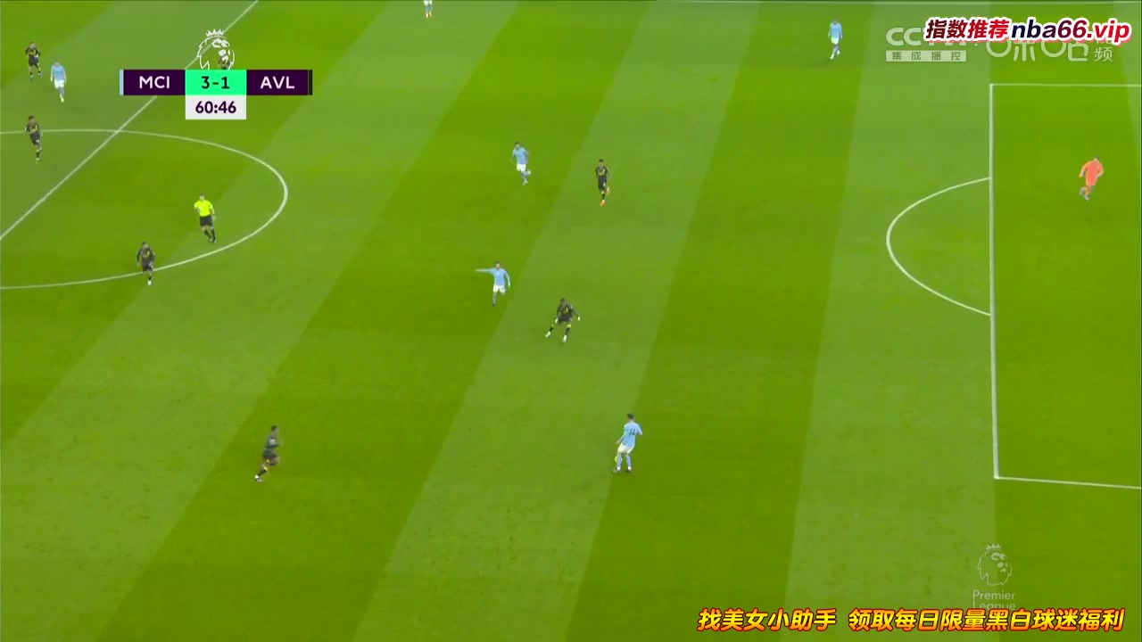 EPL Manchester City Vs Aston Villa 62 phút Vào, ghi bàn 3:1