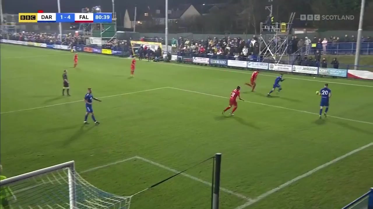 SCOFAC 達維爾 Vs Falkirk  Goal in 80 min, Score 1:4