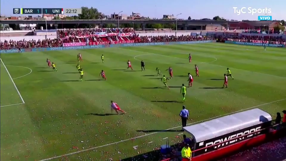 2 Barracas Central Vs Club Atlético Unión 22 skor gol , skor 1:1