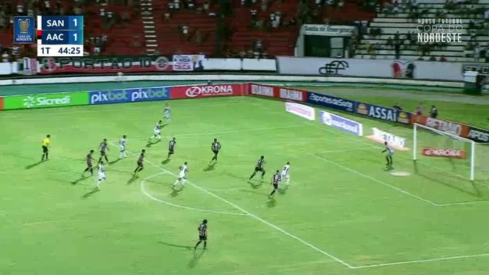 BRA CNF 聖十字 Vs 阿拉戈伊尼亞斯  Goal in 44 min, Score 2:1