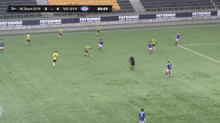 NOR U19 史達U19 Vs Valerenga U19  Goal in 83 min, Score 3:4