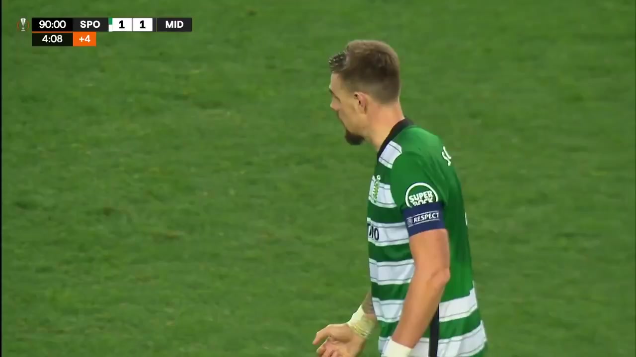 UEFA EL Sporting CP Vs Midtjylland 94 phút Vào, ghi bàn 1:1