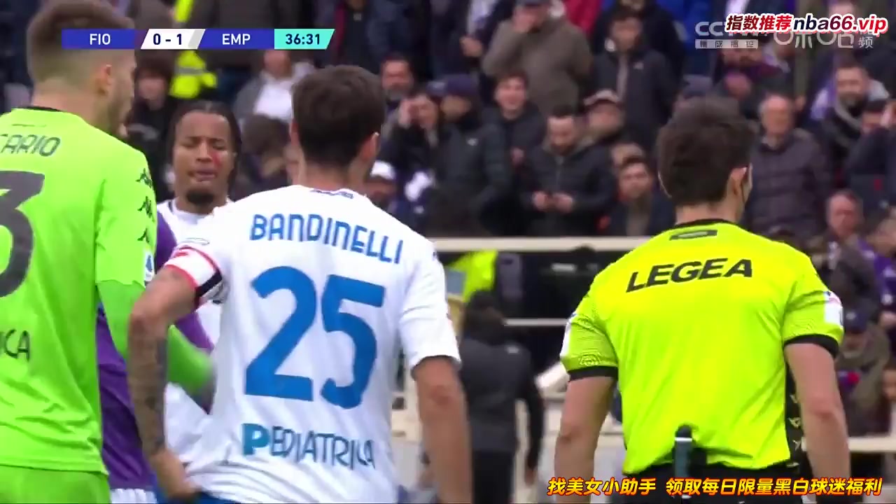 Serie A Fiorentina Vs Empoli 36 phút Vào, ghi bàn 1:1