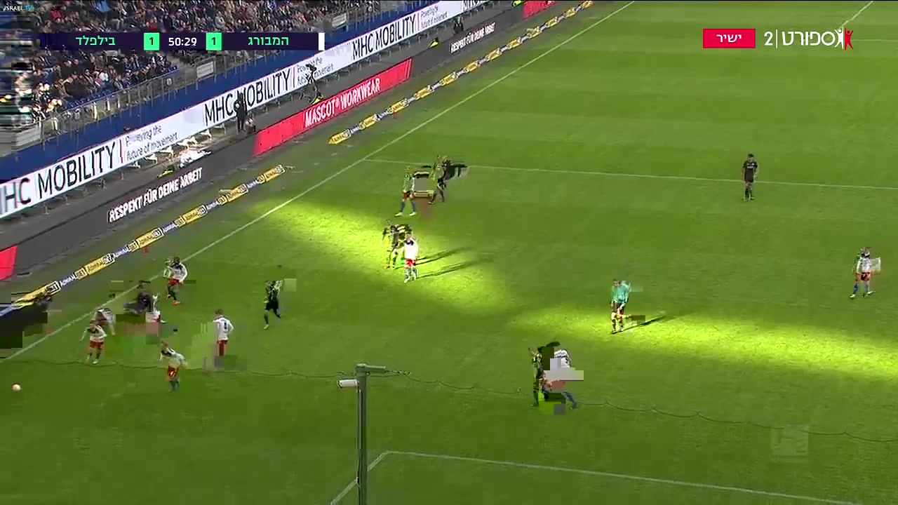 GER D2 Hamburger SV Vs 比勒費爾德  Goal in 50 min, Score 1:1