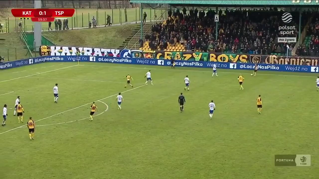 POL D1 GKS Katowice Vs Podbeskidzie Bielsko-Biala  Goal in 62 min, Score 1:1