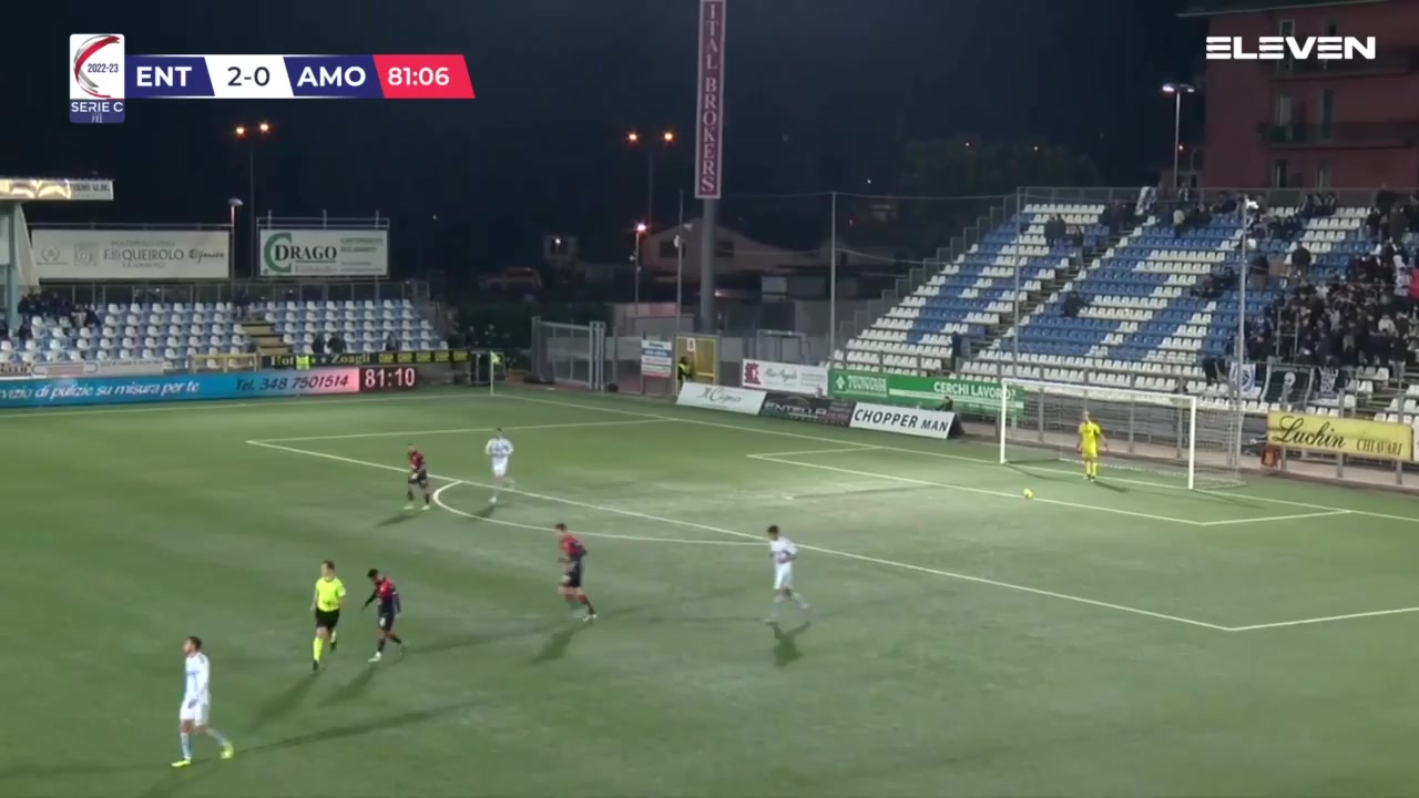 ITA C1 ACD Virtus Entella Vs Montevarchi 83 phút Vào, ghi bàn 3:0