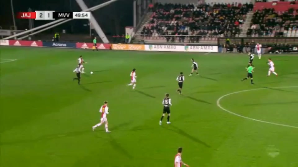 HOL D2 Jong Ajax (Youth) Vs MVV Maastricht 52 phút Vào, ghi bàn 3:1