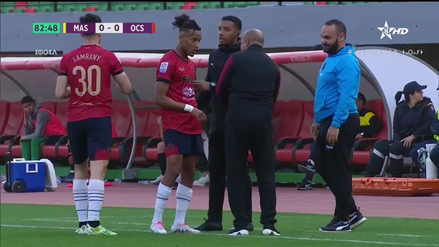 MAR D1 Maghreb Fez Vs Olympique de Safi  Goal in 84 min, Score 0:1