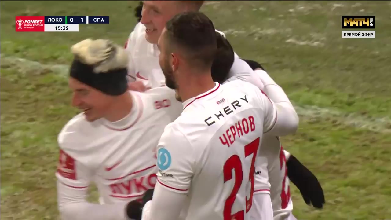 RUS Cup Moscow Locomotive Vs Moscow Sparta  Goal in 15 min, Score 0:1