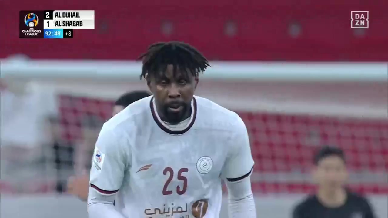 AFC CL Al Duhail Vs Al-Shabab(KSA)  Goal in 94 min, Score 2:1