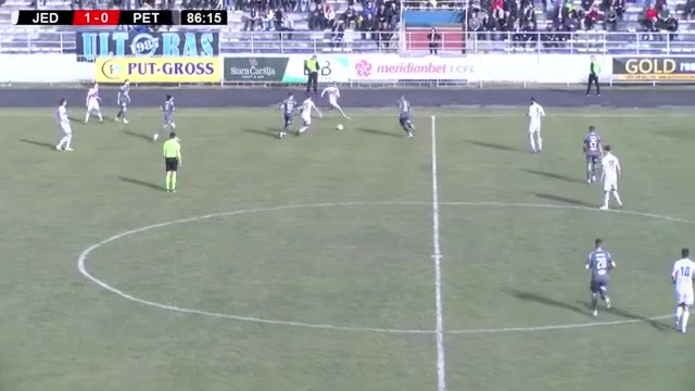 MNE D1 Jedinstvo Bijelo Polje Vs OFK Petrovac  Goal in 87 min, Score 1:1