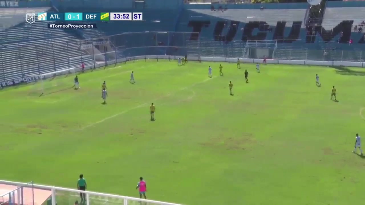 AR L（R） Atletico Tucuman Reserve Vs Defensa y Justicia Reserves  Goal in 81 min, Score 0:2