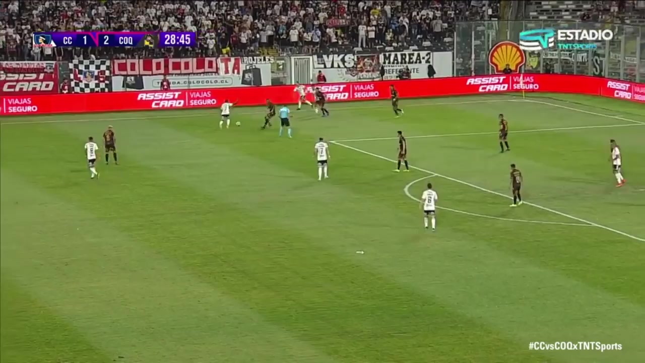 CHI D1 Colo Colo Vs Coquimbo Unido  Goal in 29 min, Score 1:3