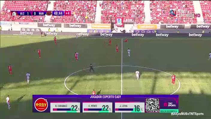 CHI D1 Union La Calera Vs Nublense  Goal in 45+ min, Score 1:1