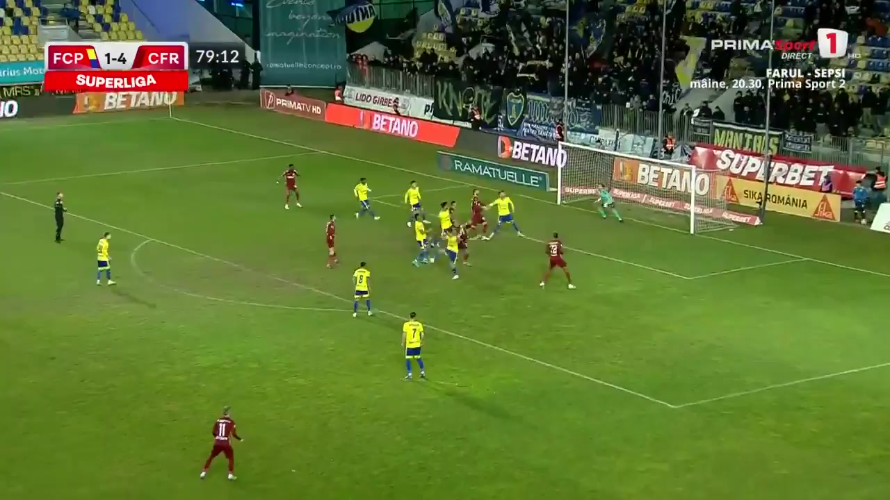 ROM D1 Petrolul Ploiesti Vs CFR Cluj 81 phút Vào, ghi bàn 1:5