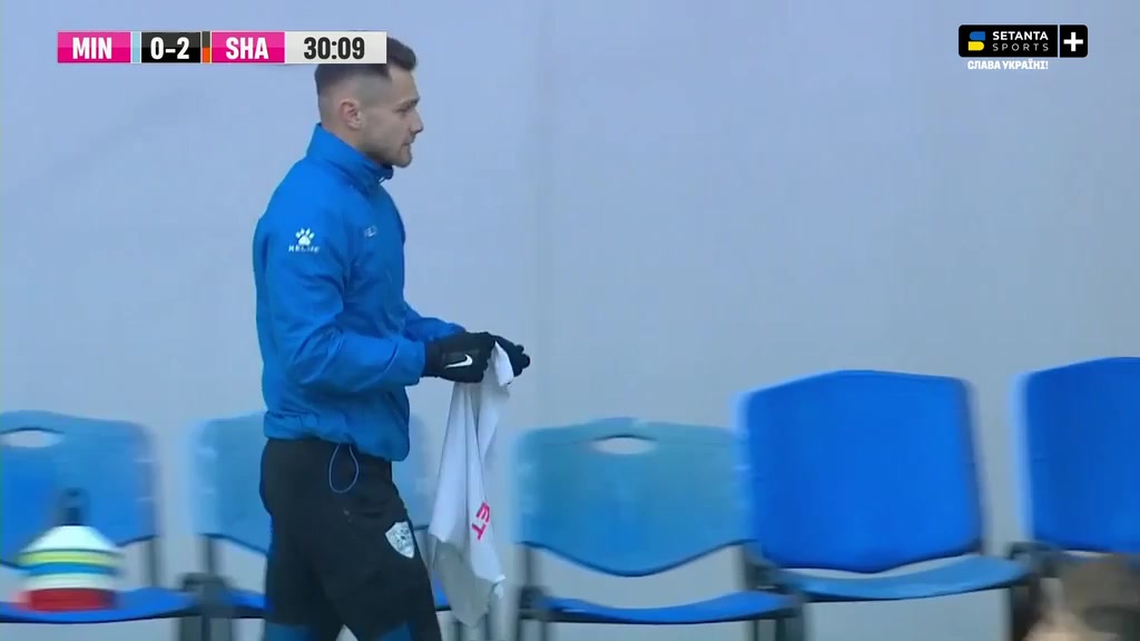 UKR D1 FC Mynai Vs FC Shakhtar Donetsk  Goal in 31 min, Score 1:2