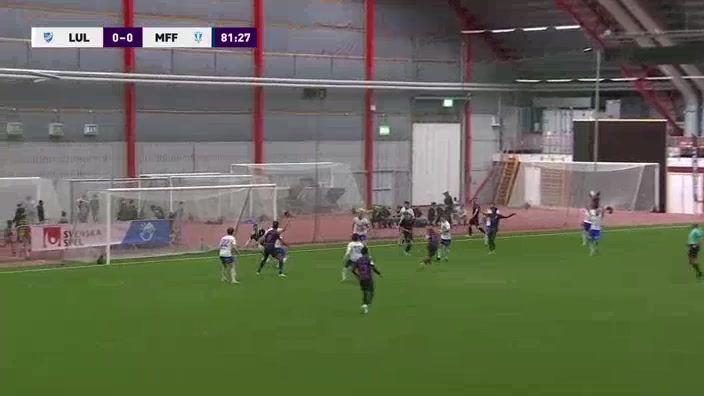 SWE Cup IFK Lulea Vs Malmo FF  Goal in 83 min, Score 0:1