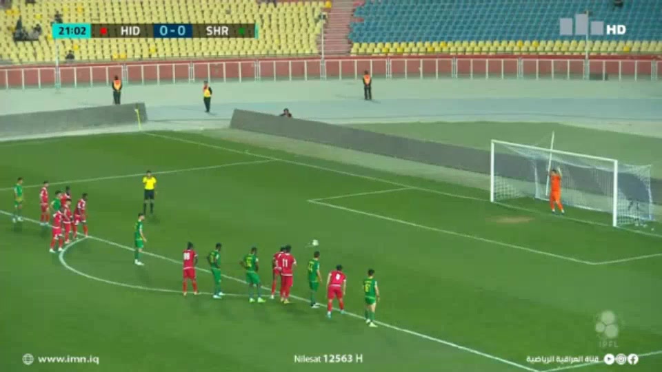 IRQ D1 Al-Hudod Vs Al Shorta  Goal in 21 min, Score 0:1