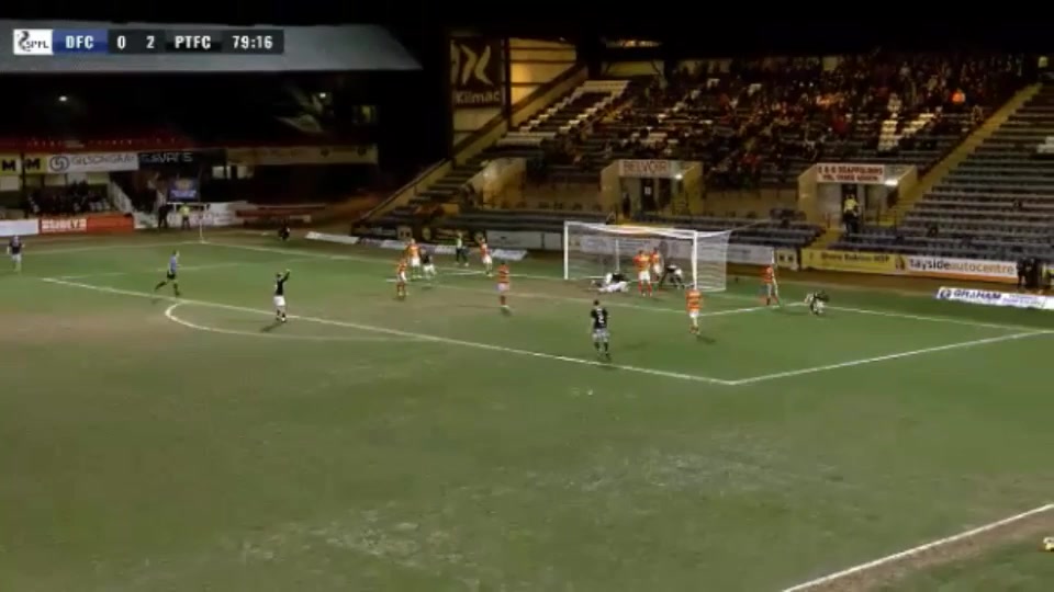 SCO CH Dundee Vs Partick Thistle  Goal in 80 min, Score 1:3