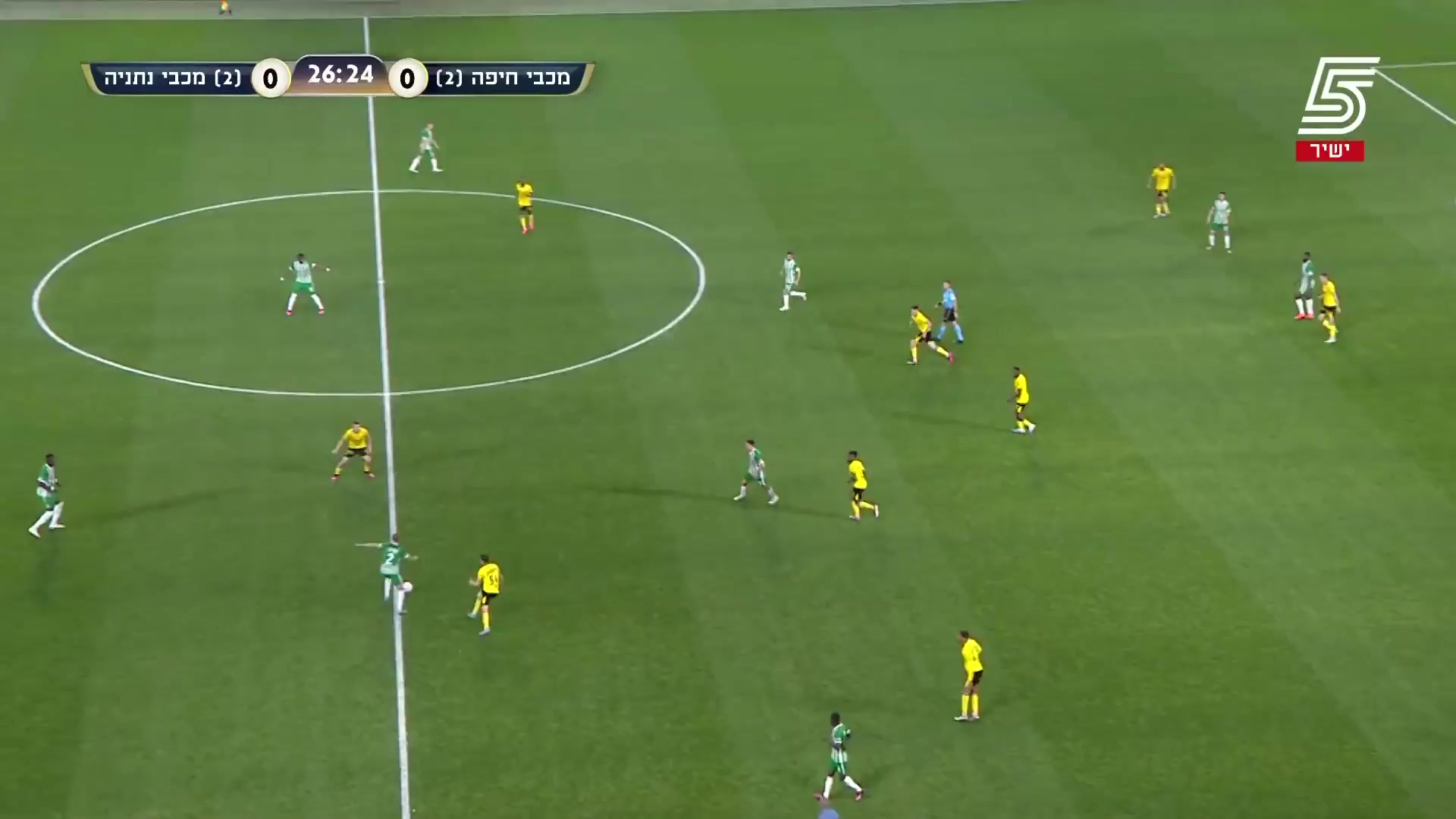 ISR CUP Maccabi Haifa Vs Maccabi Netanya  Goal in 28 min, Score 1:0