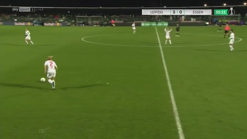 GERWC RB Leipzig (w) Vs SG Essen-Schonebeck (w)  Goal in 37 min, Score 4:0