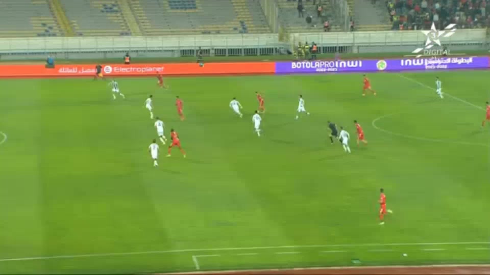 MAR D1 Wydad Casablanca Vs OCK Olympique de Khouribga  Goal in 41 min, Score 3:1