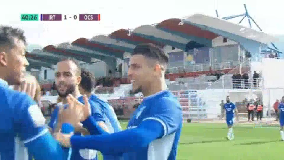 MAR D1 IRT Itihad de Tanger Vs Olympique de Safi  Goal in 40 min, Score 1:0