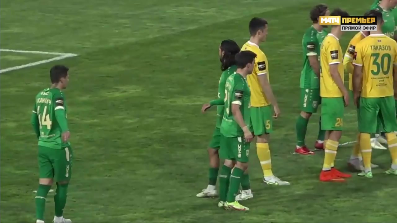 235 PFK Kuban Vs Rubin Kazan 44 skor gol , skor 1:1