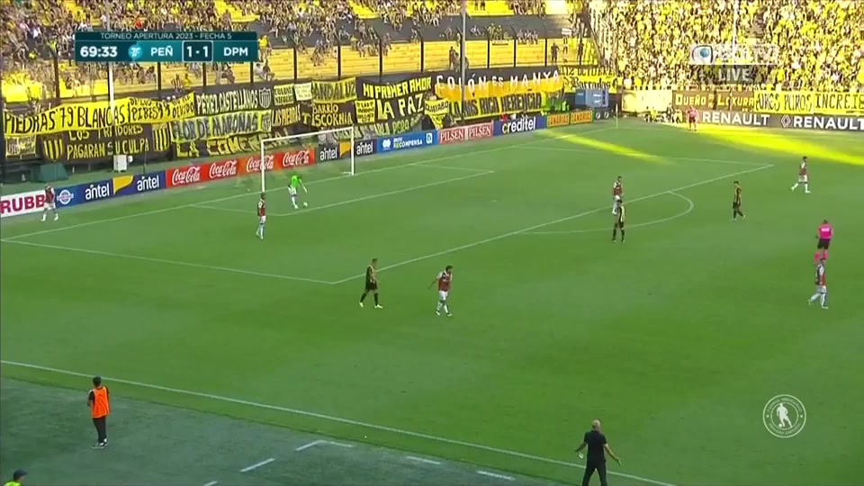 URU D1 CA Penarol Vs Deportivo Maldonado 71 phút Vào, ghi bàn 2:1