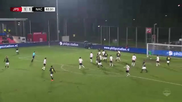 HOL D2 Jong PSV Eindhoven (Youth) Vs NAC Breda 64 phút Vào, ghi bàn 1:2