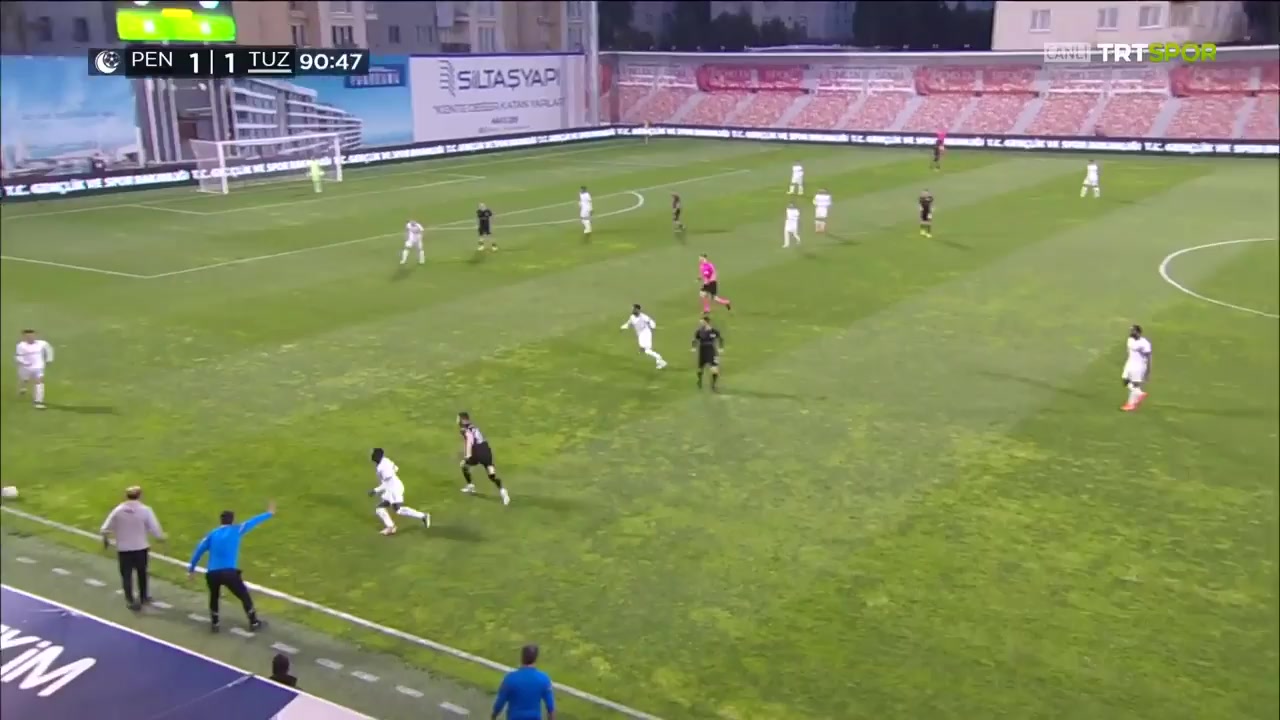TUR D2 Pendikspor Vs Tuzlaspor  Goal in 92 min, Score 2:1