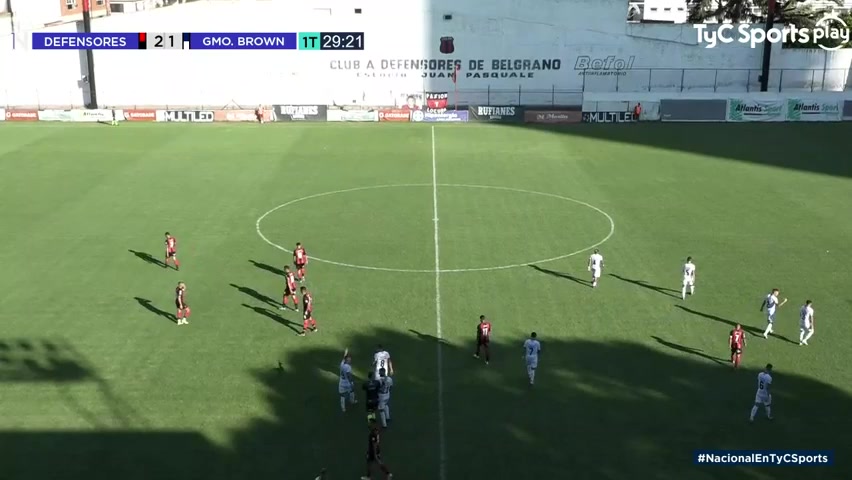 ARG D2 Defensores de Belgrano Vs Guillermo Brown 31 phút Vào, ghi bàn 3:1