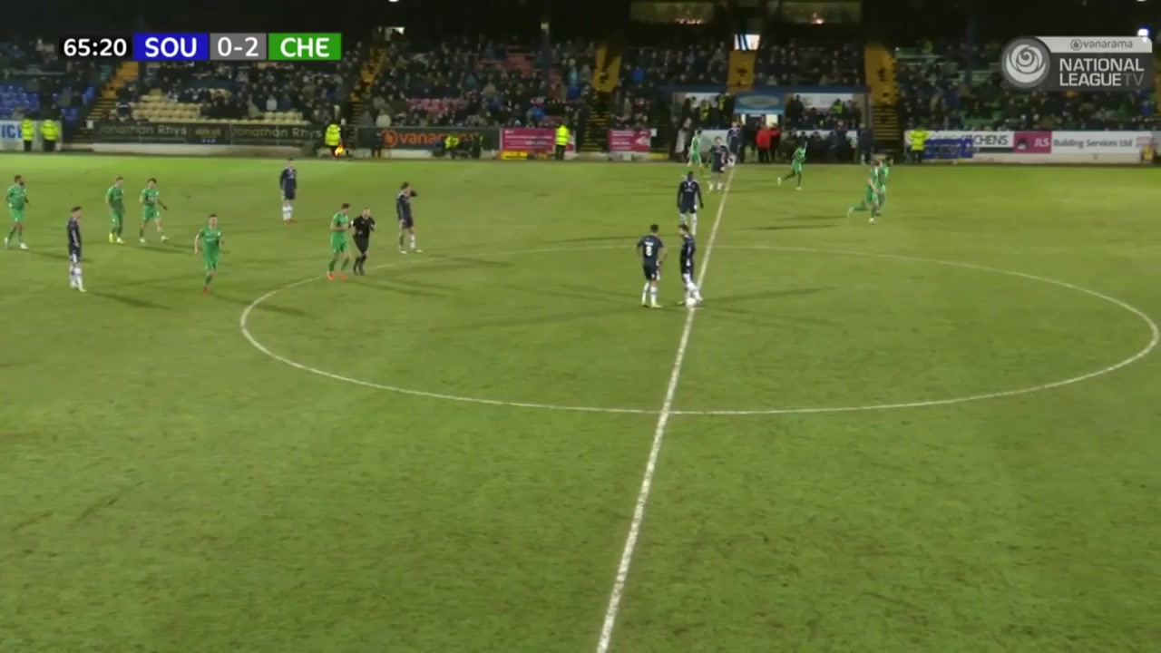 ENG Conf Southend United Vs Chesterfield  Goal in 67 min, Score 1:2