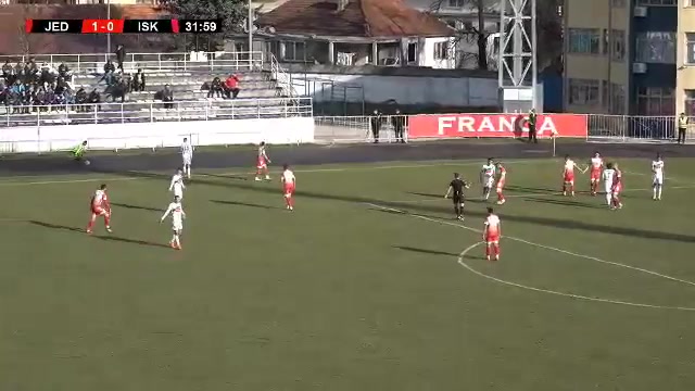 MNE D1 Jedinstvo Bijelo Polje Vs FK Iskra Danilovgrad  Goal in 32 min, Score 2:0