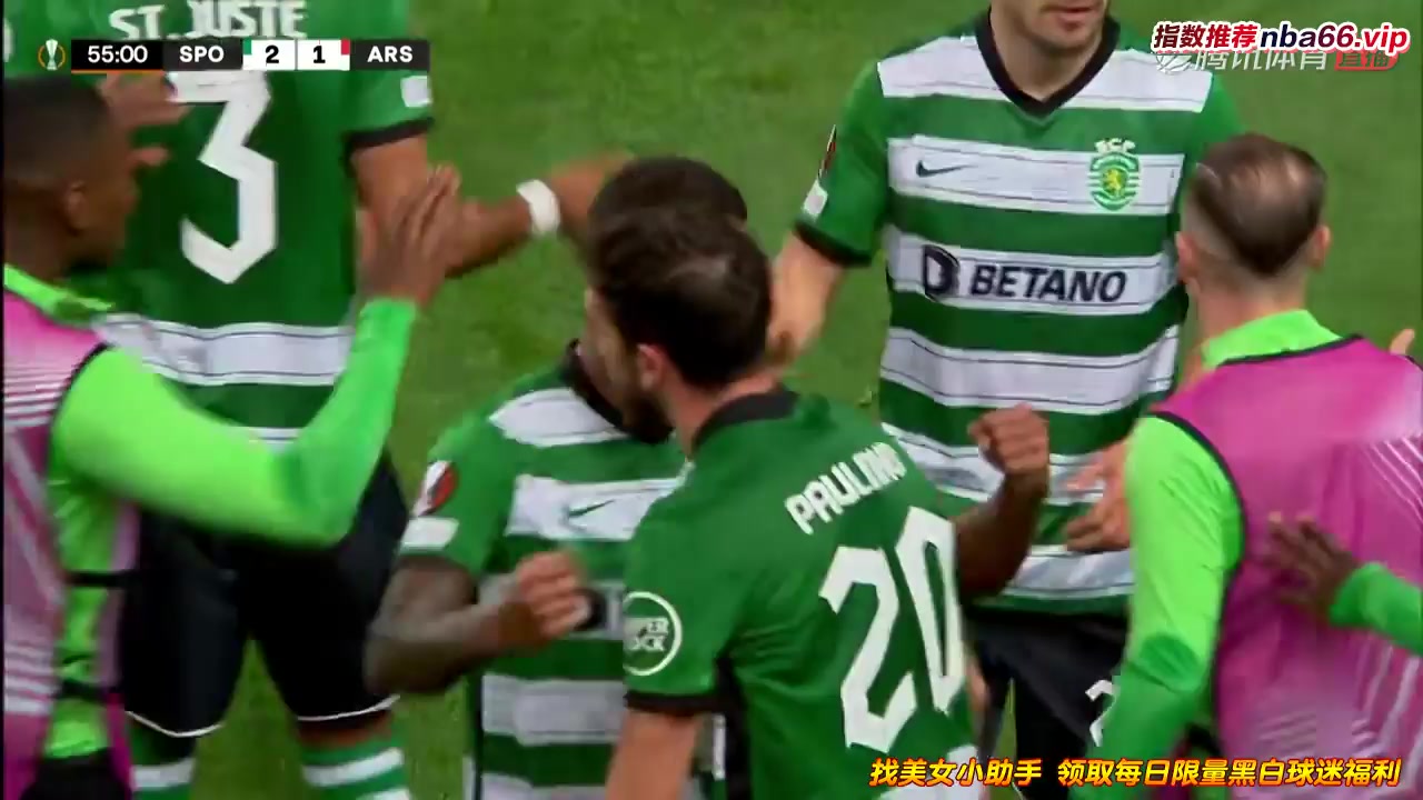 UEFA EL Sporting CP Vs Arsenal 56 phút Vào, ghi bàn 2:1