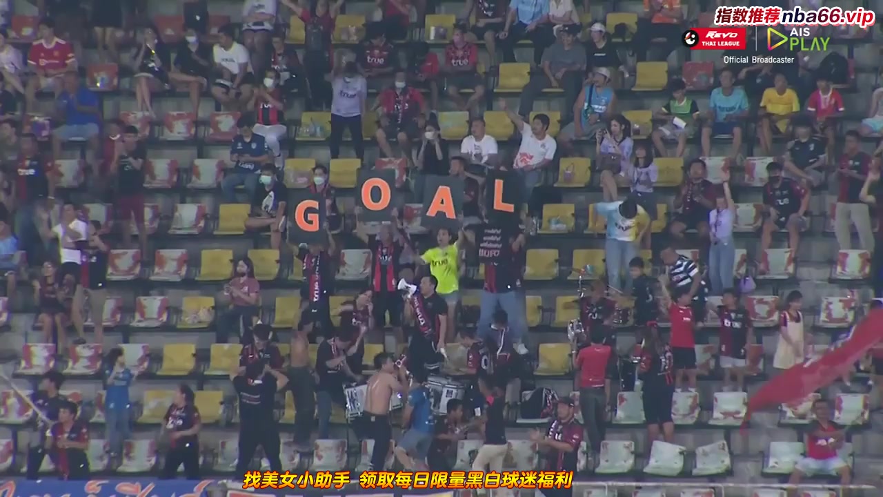 THA L1 Bangkok United FC Vs Chonburi Shark FC  Goal in 63 min, Score 2:1