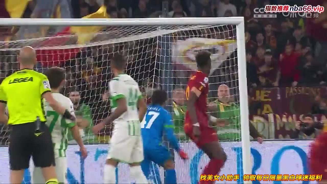 Serie A AS Roma Vs Sassuolo  Goal in 51 min, Score 2:3