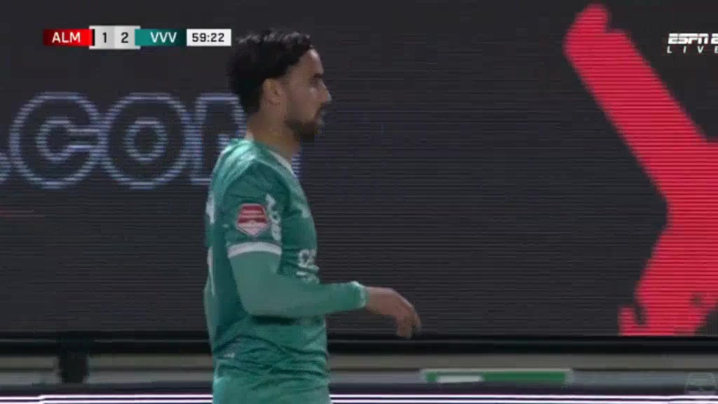 HOL D2 Almere City FC Vs VVV Venlo 61 phút Vào, ghi bàn 1:3