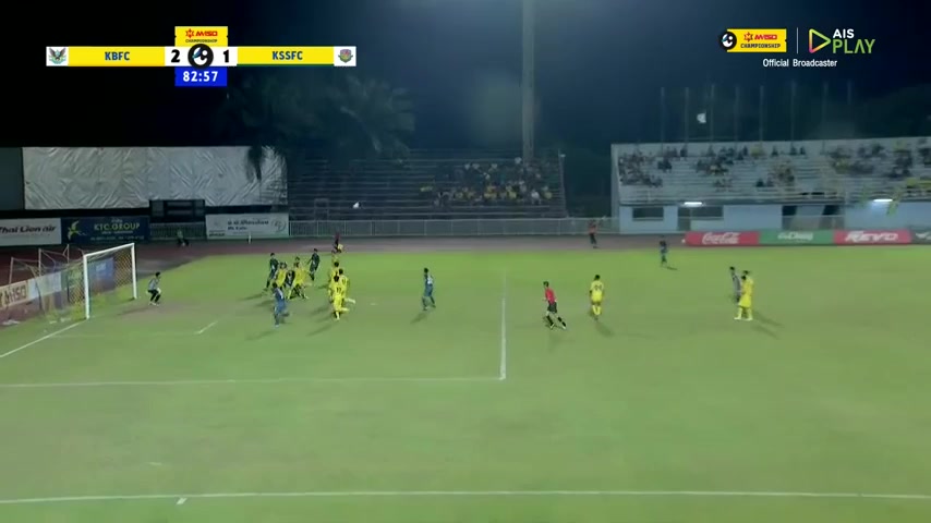 THA L2 Krabi FC Vs Kasetsart FC  Goal in 83 min, Score 2:1