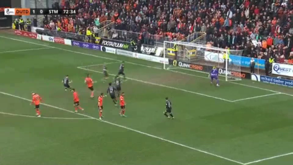 29 Dundee United Vs Saint Mirren 74 skor gol , skor 1:1