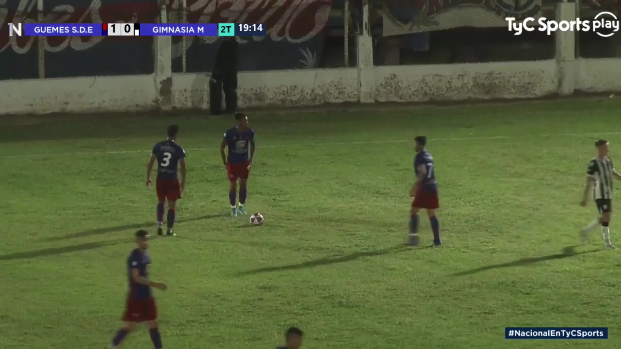 ARG D2 Club Atletico Guemes Vs Gimnasia Mendoza 66 phút Vào, ghi bàn 2:0