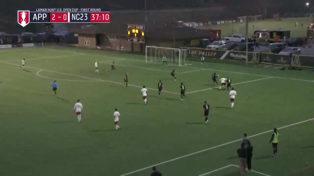 USA CUP Appalachian FC Vs North Carolina Fusion U23  Goal in 37 min, Score 2:1