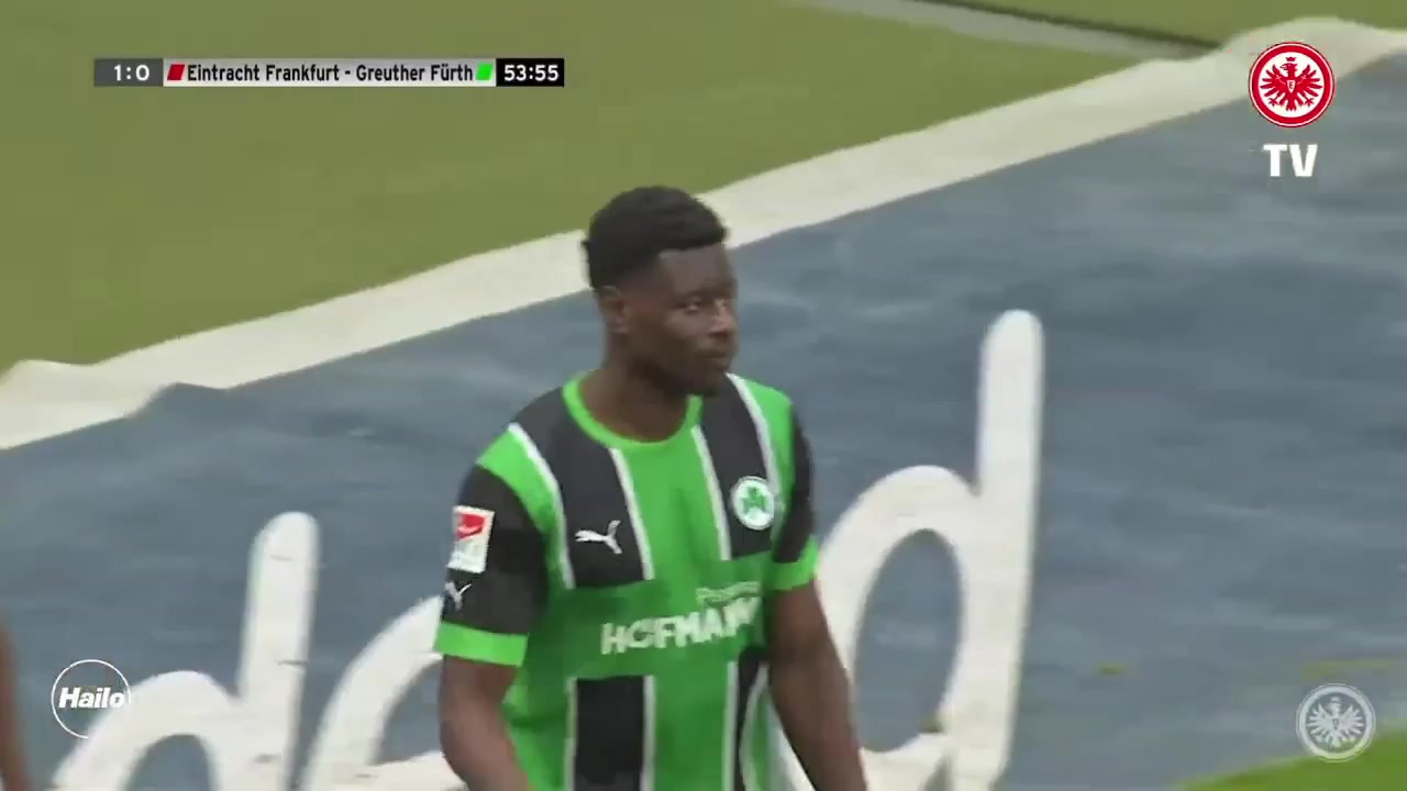 INT CF Eintracht Frankfurt Vs Greuther Furth 55 phút Vào, ghi bàn 1:1